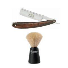 Опасная бритва/опаска/шаветта раскладная Straight Razor + помазок для бритья Wilkinson Sword