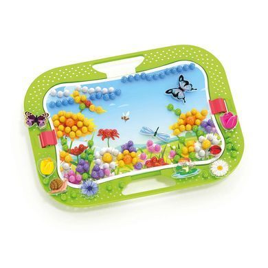 Набор - ДЛЯ ЗАНЯТИЙ МОЗАИКОЙ (300 фишек, 16 фигурок, доска 28х20 cm) 0968-Q