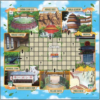 Настольная игра NARUTO SHIPPUDEN - Cluedo UK (Наруто)