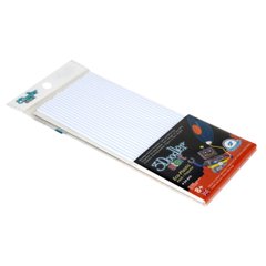 Набор стержней для 3D-ручки (белый, 24 шт) 3DS-ECO01-WHITE-24