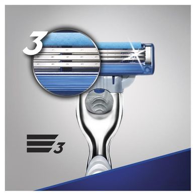 Подарунковий набір для чоловіків Gillette Mach3 (станок + гель для гоління Gillette Mach3 Extra Comfort 75 мл) 01176