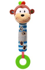 Іграшка з пищалкою "Мавпеня Георгій" (11х22 см) "BabyOno"