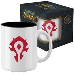 Чашка WORLD OF WARCRAFT Horde (Варкрафт) 330 мл Білий