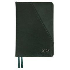 Ежедневник А5 Leo Planner датированный 2026 "Whisky", твердый, зеленый, 368 страниц