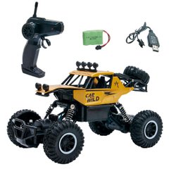 Автомобиль OFF-ROAD CRAWLER на р/у – CAR VS WILD (золотой, аккум. 3,6V, метал. корпус, 1:20) SL-109AG