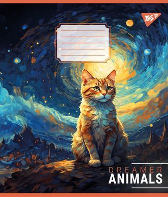 Тетрадь для записей Yes Dreamer animals А5 36 листов линия
