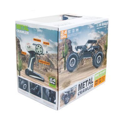 Автомобіль OFF-ROAD CRAWLER на р/к - MAX SPEED (матовий чорний, метал. корпус, 1: 18) SL-112RHMBl