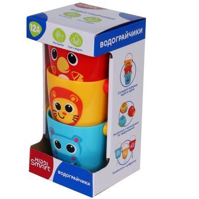 Іграшкові відерця для гри у ванній Kiddi Smart &ndash; Водограйчики (4332-KS)