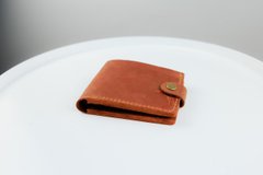 Класичний гаманець із натуральної шкіри Crazy Horse (світло-коричневий)