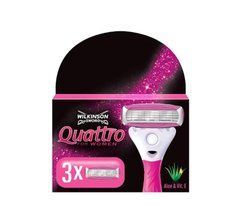 Картриджі для гоління Wilkinson Quattro for Woman (3 шт.) W0107