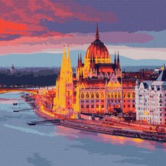 Картина по номерам "Любимый Будапешт" 50*50 см, ТМ Идейка (КНО3602)