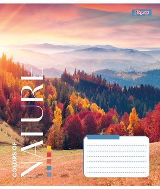 Тетрадь для записей 1В Colors of nature А5 48 листов клетка