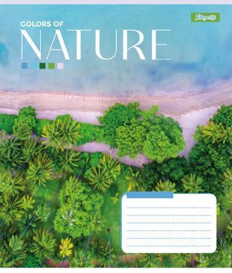 Тетрадь для записей 1В Colors of nature А5 48 листов клетка
