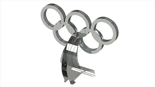 Колекційна модель-конструктор Metal Time Rings of Strength Олімпійські кільця (MT021Y)