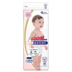 Подгузники GOO.N Plus для детей 12-20 кг (размер XL, на липучках, унисекс, 42 шт) 843337