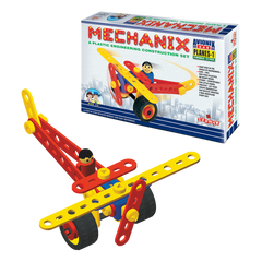 Конструктор поліпропіленовий, розвиваючий "MECHANIX" Літак №1 (57 елм./4 моделей)