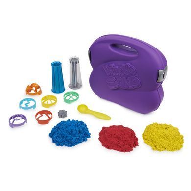 Набір піску для дитячої творчості - KINETIC SAND ВЕСЕЛІ ВИХОРИ (907 g піску, аксес). 71484