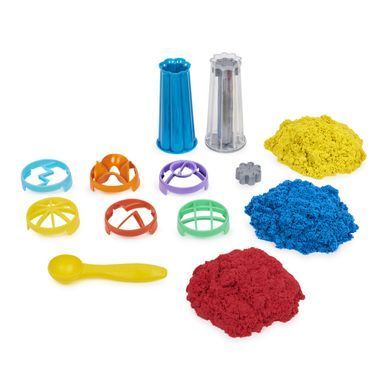 Набір піску для дитячої творчості - KINETIC SAND ВЕСЕЛІ ВИХОРИ (907 g піску, аксес). 71484