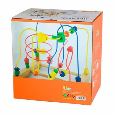 Деревянный лабиринт Viga Toys Бусины и фигурки (58374)