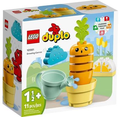 Конструктор LEGO DUPLO My First Морковь на грядке 11 деталей (10981)