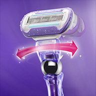 Жіночий бритвений станок Gillette Venus Swirl FlexiBall з 2 змінними касетами 01202