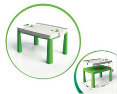 Дитячий столик 2в1 із комплектом для ігор Фламінго зелений, ТМ DOLONI (04580/2)