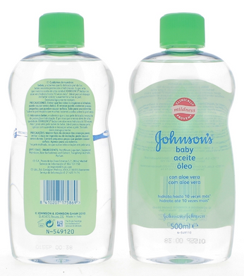 Johnson's Baby Oil Aloe 500 ml