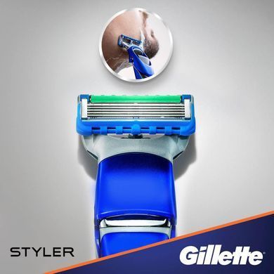 Подарочный набор Gillette Fusion ProGlide Styler (1 кассета ProGlide Power + 3 насадки + подставка) 01481