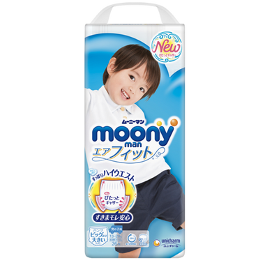 Moony підгузники – трусики Air Fit B Big (13-25) кг, 26 шт. для хлопчика