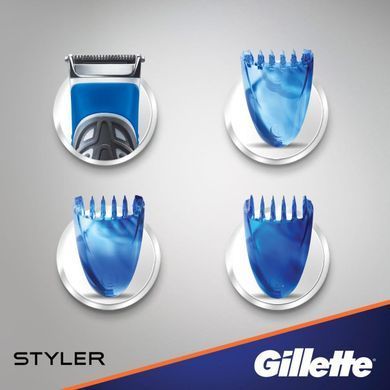 Подарочный набор Gillette Fusion ProGlide Styler (1 кассета ProGlide Power + 3 насадки + подставка) 01481