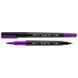 Маркер акварельный SANTI Brush Pen SW-08 фиолетовый двусторонний