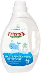 Органічний рідкий пральний порошок Friendly Organic без запаху 2000 мл (40 прань)