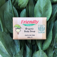 Органическое твердое мыло для рук Friendly organic без запаха 100 гр (ФР-00002016)