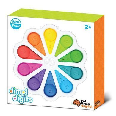 Іграшка тактильна Кольорові пелюстки Fat Brain Toys dimpl digits (F275EN)