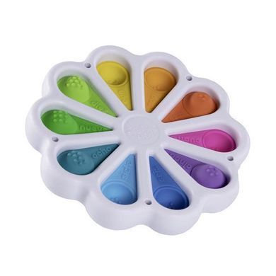 Іграшка тактильна Кольорові пелюстки Fat Brain Toys dimpl digits (F275EN)