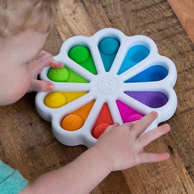 Іграшка тактильна Кольорові пелюстки Fat Brain Toys dimpl digits (F275EN)