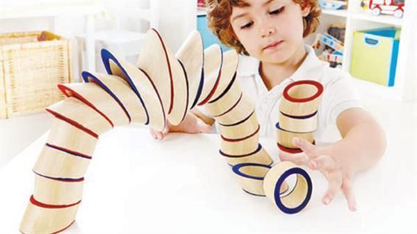 Головоломка из бамбука Hape Totter Tower Башня (E5524)