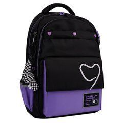 Рюкзак школьный YES Purple Hearts TS-48