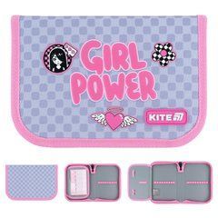 K26-621-5 Пенал Kite 1 відділення, 1 відворот, без наповнення Girl's Power