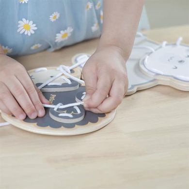 Деревянная шнуровка Viga Toys PolarB Зверята (44044)