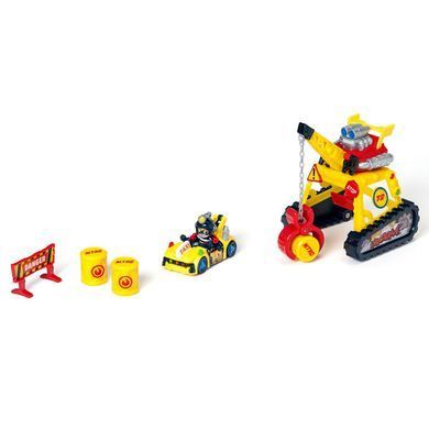 Игровой набор T-RACERS &ndash; ТУРБОКРАН (машинка-конструктор, гонщик, аксесс.) PTRSD014IN11