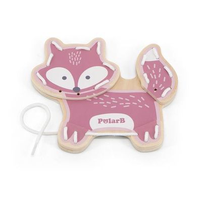 Деревянная шнуровка Viga Toys PolarB Зверята (44044)