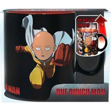 Чашка хамелеон ONE PUNCH MAN Heroes (Ванпанчмен) 460 мл