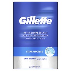 Лосьон после бритья Gillette After shave Splash Stormforce, 100 мл 02515