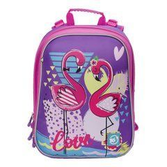 Рюкзак школьный каркасный YES H-12 Flamingo