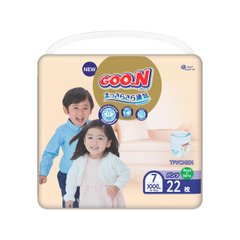 Трусики-подгузники GOO.N Premium Soft для детей 18-30 кг (размер 7(3XL), унисекс, 22 шт) 863231
