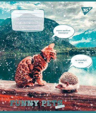 Зошит для записів Yes Funny pets А5 48 аркушів клітинка