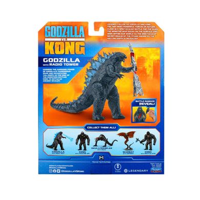 Фигурка GODZILLA VS. KONG – ГОДЗИЛЛА С РАДИОВЫШКОЙ, 15 сm (35301)