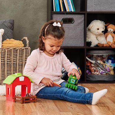 Ігровий набір-конструктор John Deere Kids Збери трактор із загоном (47210)