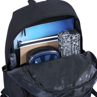 Рюкзак школьный Yes Just Black TS-43L